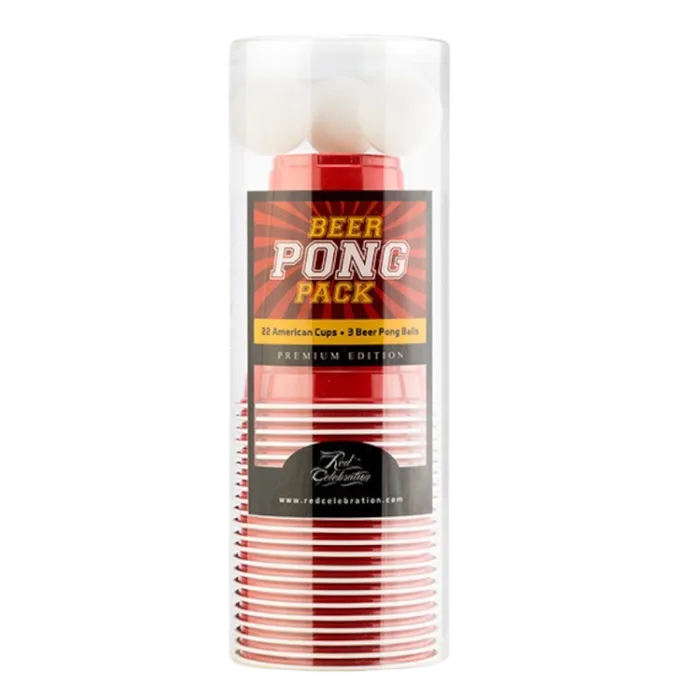 Beer Pong Pack 22 Cups + 3 PingPong Balls