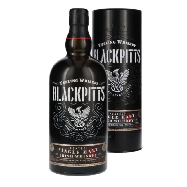 Teeling Black Pitts Peated Single Malt Whiskey